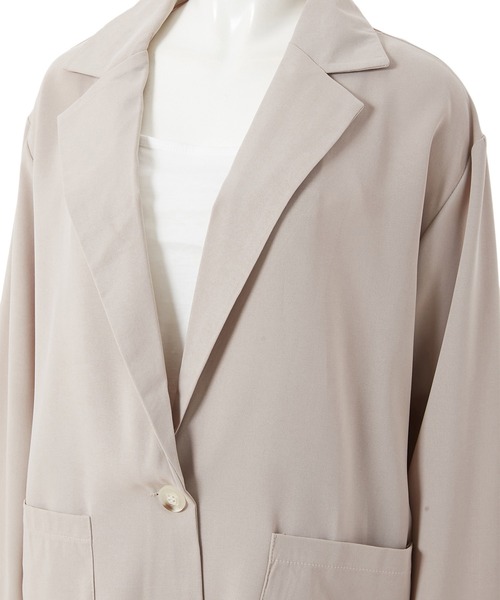 fifth（フィフス）の「ジャケット×イージーパンツセットアップ（セットアップ・レディース・スモークピンク/グレイッシュベージュ・MEDIUM）」の8枚目の写真