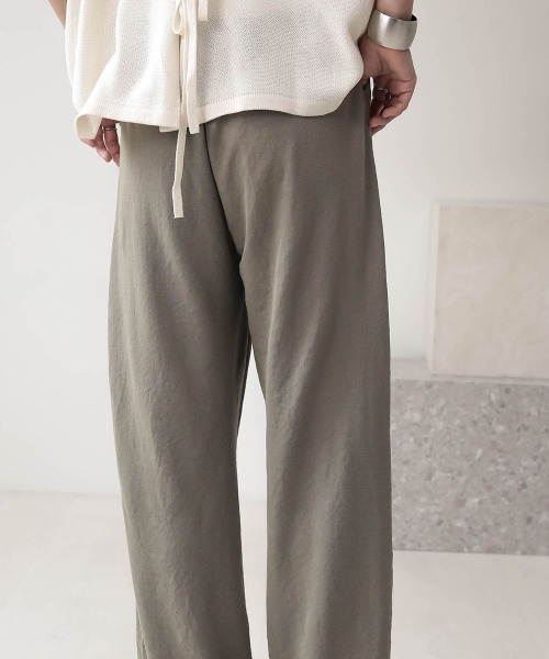 Bab(バブ)の「【WEB限定】ハイウエスト麻ライクストレートパンツ(その他パンツ・レディース・チャコールグレー/カーキ/サンドベージュ・38)」の13枚目の写真