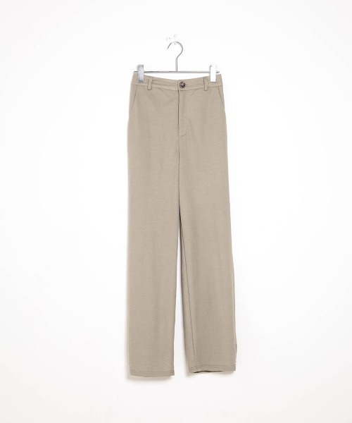 Bab(バブ)の「【WEB限定】ハイウエスト麻ライクストレートパンツ(その他パンツ・レディース・チャコールグレー/カーキ/サンドベージュ・38)」の7枚目の写真