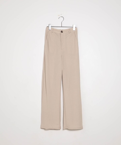 Bab(バブ)の「【WEB限定】ハイウエスト麻ライクストレートパンツ(その他パンツ・レディース・チャコールグレー/カーキ/サンドベージュ・38)」の10枚目の写真
