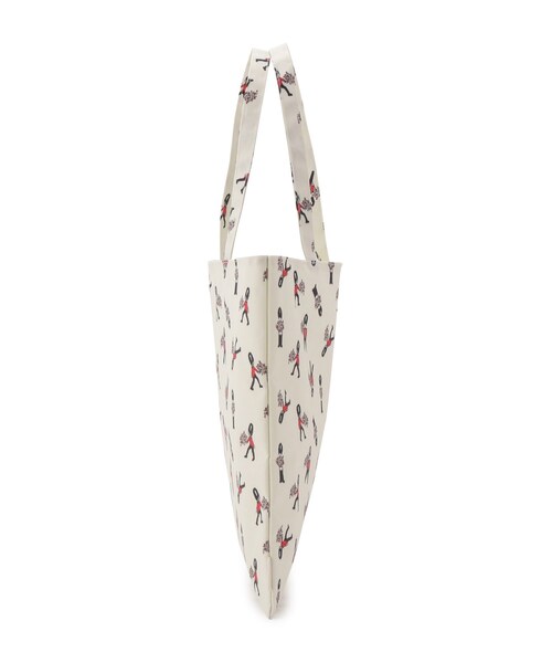 LAURA ASHLEY(ローラアシュレイ)の「ヴィンテージソルジャー柄トートバッグ(トートバッグ・レディース・ホワイト系1/ネイビー系・00)」の4枚目の写真