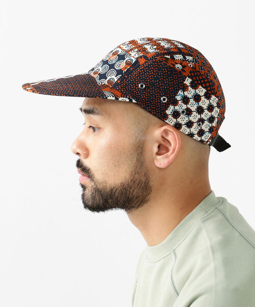 BEAMS PLUS（ビームスプラス）の「BEAMS PLUS / 5パネル フィッシングキャップ（ハット・メンズ・ブラウン/レッド・ONE SIZE）」の3枚目の写真