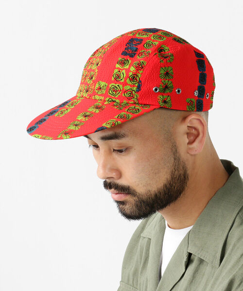 BEAMS PLUS（ビームスプラス）の「BEAMS PLUS / 5パネル フィッシングキャップ（ハット・メンズ・ブラウン/レッド・ONE SIZE）」の11枚目の写真