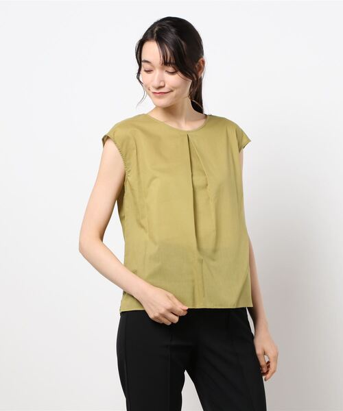 INTERPLANET(インタープラネット)の「TCボイルローンBACKフリルブラウス(シャツ/ブラウス・レディース・ブラック/イエロー/サックスブルー/ライトグレー・FREE)」の16枚目の写真