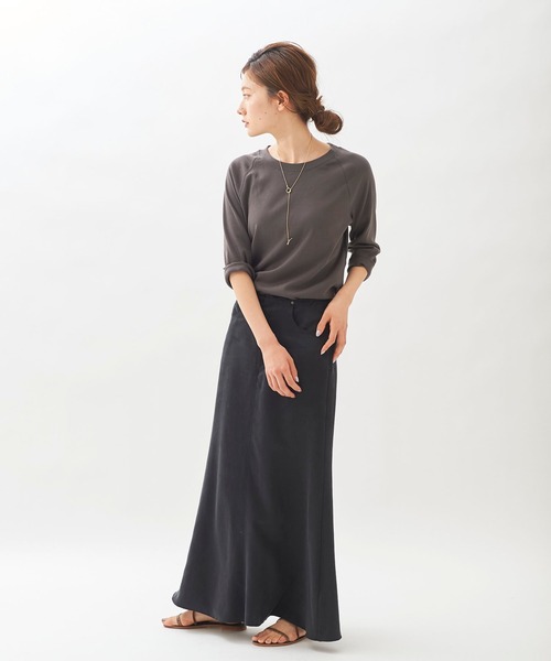 plage(プラージュ)の「《VERY6月号掲載》charmセミフレアスカート◆(スカート・レディース・ブラック/グレー/サックスブルー・38/34/36)」の13枚目の写真