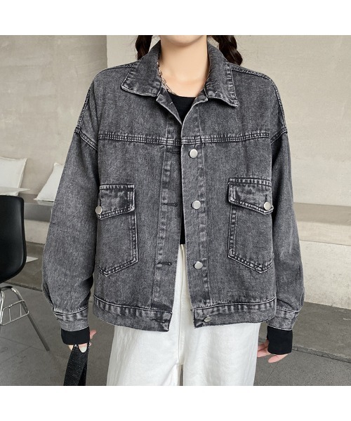 人気特価激安 韓国 Raucohouse Oversize ブラック デニム ジャケット 初売りセール Www Premiervbleague Com