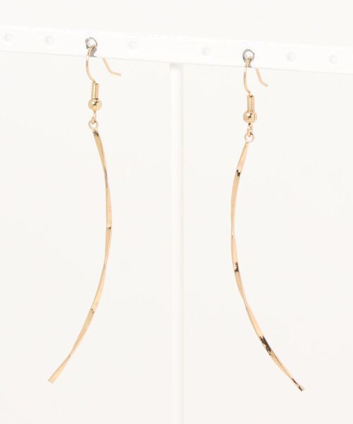 CHACO (FLOWER ACCESSORY)(チャコ)の「CHACO/ ゴールドラインピアス(ピアス(両耳用)・レディース・ゴールド・FREE)」の1枚目の写真