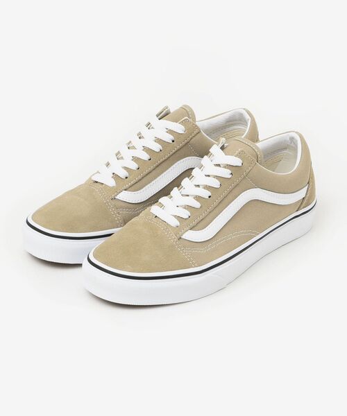 VANS（バンズ）の「VANS: OLD SKOOL（スニーカー・レディース・ライトブルー/ベージュ・40/35/45/30）」の2枚目の写真