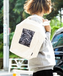 THRASHER（スラッシャー）の「TOTE SHOULDER L BAG/THRASHER スラッシャートートバッグ ショルダーバッグ 2way 大容量 Lサイズキャンバス ロゴ プリント ユニセックス（トートバッグ・メンズ）」