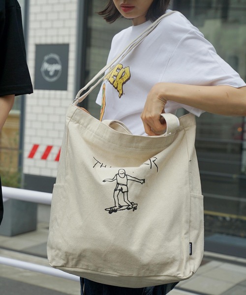 ストライプトートサマーバッグ（白と金） ストライプトートサマーバッグ（白と金）