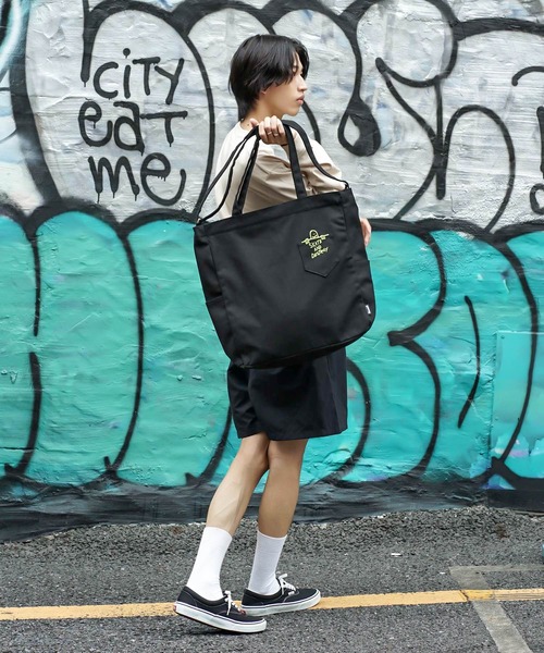 セール】TOTE SHOULDER L BAG/THRASHER スラッシャートートバッグ