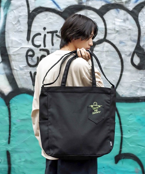 セール】TOTE SHOULDER L BAG/THRASHER スラッシャートートバッグ