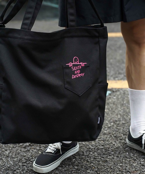 セール】TOTE SHOULDER L BAG/THRASHER スラッシャートートバッグ