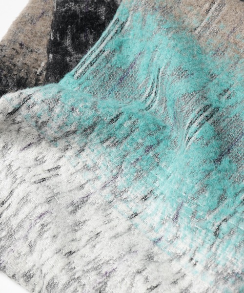 bedsidedrama（ベットサイドドラマ）の「2021秋冬 Winter Sky Snood（ネックウォーマー/スヌード・レディース・オレンジ系その他/グリーン系その他・1）」の3枚目の写真