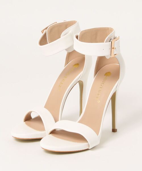 Anuenue（アヌエヌエ）の「シルクサテン ベルトストラップサンダル（サンダル・レディース・ホワイト/ピンク/ブラック・22.5cm/23.5cm/24.5cm/23.0cm/24.0cm/25.0cm）」の7枚目の写真