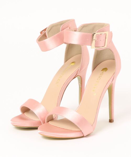 Anuenue（アヌエヌエ）の「シルクサテン ベルトストラップサンダル（サンダル・レディース・ホワイト/ピンク/ブラック・22.5cm/23.5cm/24.5cm/23.0cm/24.0cm/25.0cm）」の5枚目の写真