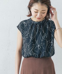 URBAN RESEARCH ROSSO | ラインアートプリントフレンチブラウス(シャツ/ブラウス)