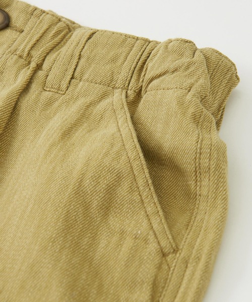 CUBE SUGAR(キューブシュガー)の「スラブツイル ボタンフロント カーゴパンツ(カーゴパンツ・レディース・チャコールグレー/パープル/イエロー・S/M)」の9枚目の写真