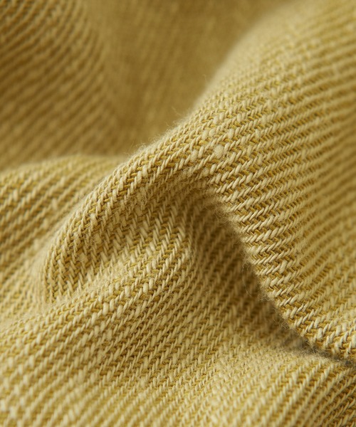 CUBE SUGAR(キューブシュガー)の「スラブツイル ボタンフロント カーゴパンツ(カーゴパンツ・レディース・チャコールグレー/パープル/イエロー・S/M)」の13枚目の写真