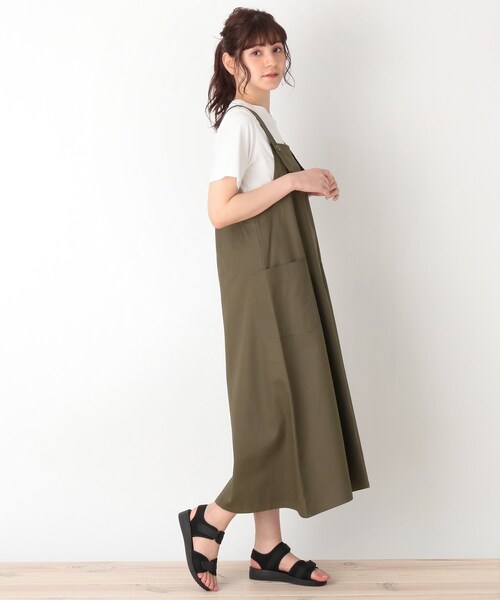 Cutie Blonde（キューティーブロンド）の「◆【S-L】ワークジャンパースカート（スカート・レディース・ブラック/ベージュ/カーキ・03/01/02）」の12枚目の写真