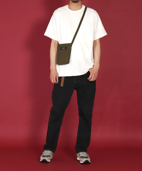 H.A.N.D.（エイチエーエヌディー）の「[H.A.N.D. / エイチエーエヌディー]　US TENT-CLOTH POUCH（ショルダーバッグ・メンズ・オリーブ・FREE）」の12枚目の写真