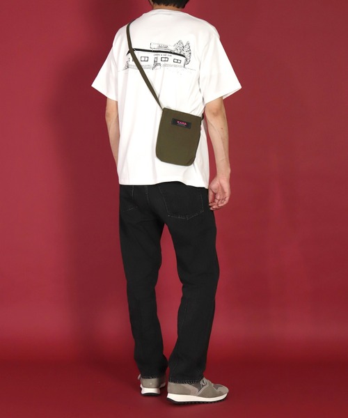 H.A.N.D.（エイチエーエヌディー）の「[H.A.N.D. / エイチエーエヌディー]　US TENT-CLOTH POUCH（ショルダーバッグ・メンズ・オリーブ・FREE）」の14枚目の写真