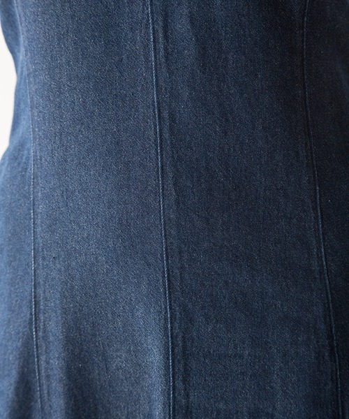 MILLION CARATS（ミリオンカラッツ）の「【STYLE4】2WAYデニムキャミワンピース（ワンピース・レディース・ブルー/インディゴブルー・FREE）」の7枚目の写真