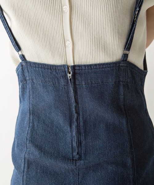 MILLION CARATS（ミリオンカラッツ）の「【STYLE4】2WAYデニムキャミワンピース（ワンピース・レディース・ブルー/インディゴブルー・FREE）」の8枚目の写真