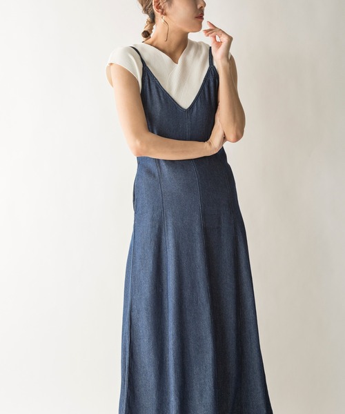 MILLION CARATS（ミリオンカラッツ）の「【STYLE4】2WAYデニムキャミワンピース（ワンピース・レディース・ブルー/インディゴブルー・FREE）」の11枚目の写真