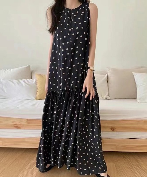 セール レディース レトロドットフリルワンピース ワンピース Day Closet デイ クローゼット のファッション通販 Zozotown