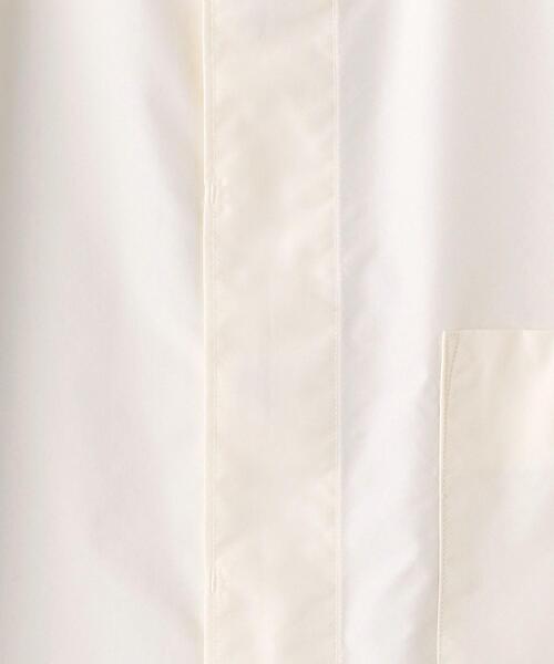 UNITED ARROWS（ユナイテッドアローズ）の「＜UNITED ARROWS＞ コットン/ポリエステル ポプリン フロントフライ ショートスリーブ（シャツ/ブラウス・メンズ・オフホワイト/ダークグレー・SMALL/MEDIUM/LARGE/X-LARGE）」の19枚目の写真