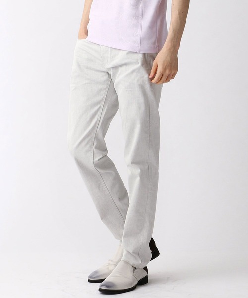 NICOLE CLUB FOR MEN(ニコルクラブフォーメン)の「スリムカラーパンツ(その他パンツ・メンズ・サックスブルー/ブラック/ホワイト/ベージュ・X-LARGE/LARGE/SMALL/MEDIUM)」の8枚目の写真