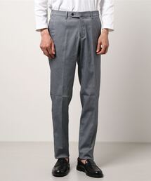 m.f.editorial（エムエフエディトリアル）の「＊エムエフエディトリアルメンズ/m.f.editorial：MEN   ストレッチウォッシャブル ヘリンボン柄ノータック ビジネススラックス（スラックス・メンズ）」