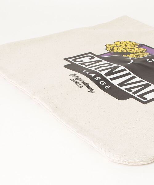 XLARGE(エクストララージ)の「XLARGE×CARNIVAL BKK EX SPECIE TOTE BAG(トートバッグ・メンズ・オフホワイト・ONE SIZE)」の9枚目の写真
