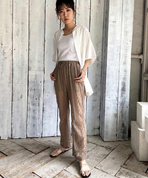 Lull(ルル)の「【Lull / ルル】2wayリブタンクトップ(タンクトップ・レディース・ベージュ/ブラック/ホワイト・ONESIZE)」の13枚目の写真