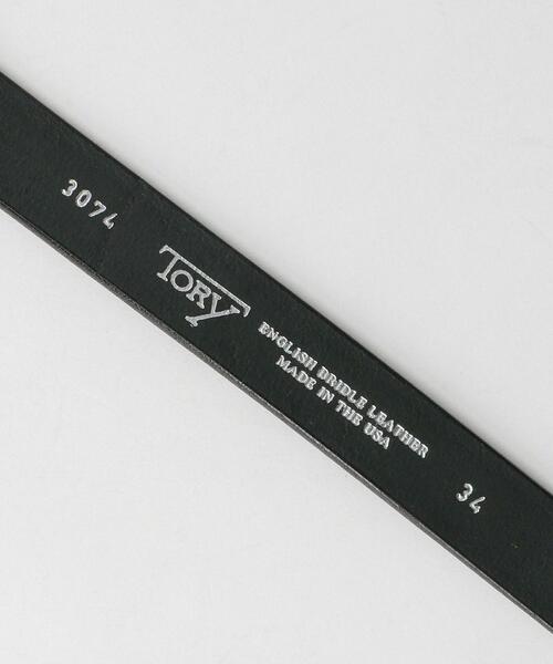 TORY LEATHER（トリーレザー）の「【別注】＜TORY LEATHER（トリーレザー）＞ BIT LEATHER BELT/ベルト（ベルト・メンズ・ブラック・32inch/30inch/34inch）」の4枚目の写真