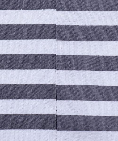 ETHOS(エトス)の「<ETHOS(エトス)> ETC BORDER/Tシャツ(Tシャツ/カットソー・メンズ・ベージュ/ダークグレー・MEDIUM/LARGE)」の7枚目の写真