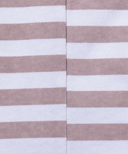 ETHOS(エトス)の「<ETHOS(エトス)> ETC BORDER/Tシャツ(Tシャツ/カットソー・メンズ・ベージュ/ダークグレー・MEDIUM/LARGE)」の8枚目の写真