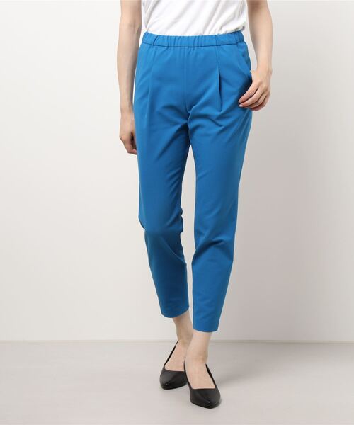 qualite(カリテ)の「【セットアップ対応】コットンリネン2WAYストレッチタックパンツ(その他パンツ・レディース・オレンジ/ベージュ/ブラック/ブルー・38/36/40/34)」の3枚目の写真