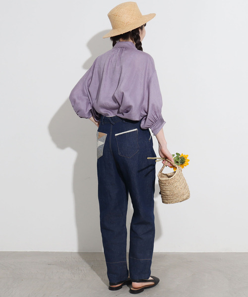 l'atelier du savon アトリエドゥサボン ちょいまるデニムパンツ recherche-web_laiterie-pt001-23-1