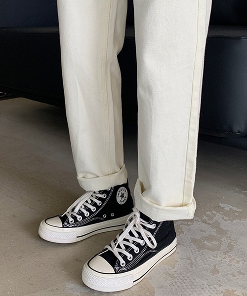 MAISON BREEZE（メゾンブリーズ）の「【MAISON BREEZE】リラックステーパードかつらぎパンツ（チノパンツ・レディース・ホワイト・LARGE/MEDIUM/SMALL）」の5枚目の写真