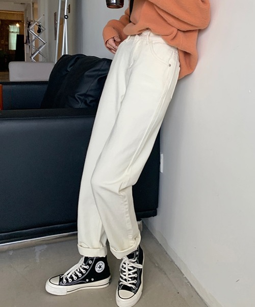 MAISON BREEZE（メゾンブリーズ）の「【MAISON BREEZE】リラックステーパードかつらぎパンツ（チノパンツ・レディース・ホワイト・LARGE/MEDIUM/SMALL）」の6枚目の写真