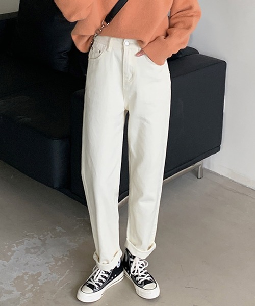 MAISON BREEZE（メゾンブリーズ）の「【MAISON BREEZE】リラックステーパードかつらぎパンツ（チノパンツ・レディース・ホワイト・LARGE/MEDIUM/SMALL）」の8枚目の写真