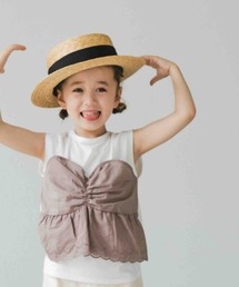 pairmanon | キャミドッキングレースブラウス 無地 ガールズ(シャツ/ブラウス)