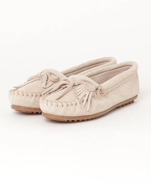 Minnetonka（ミネトンカ）の「MINNETONKA(ミネトンカ) KILTY SUEDE MOC/キルティー スエード モカシン /MN403（モカシン/デッキシューズ・レディース・ブラック/ダークブラウン/ブラウン/グレー/サンドベージュ/タン・8/6.5/7.5/6/7/5.5）」の5枚目の写真