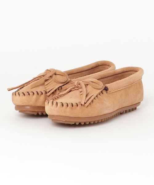 Minnetonka（ミネトンカ）の「MINNETONKA(ミネトンカ) KILTY SUEDE MOC/キルティー スエード モカシン /MN403（モカシン/デッキシューズ・レディース・ブラック/ダークブラウン/ブラウン/グレー/サンドベージュ/タン・8/6.5/7.5/6/7/5.5）」の6枚目の写真