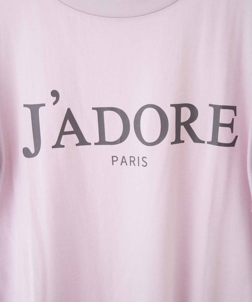 31 Sons de mode（トランテアン　ソン　ドゥ　モード）の「ロゴＴシャツ（Tシャツ/カットソー・レディース・ラベンダー/オフホワイト/ブラック・36）」の8枚目の写真