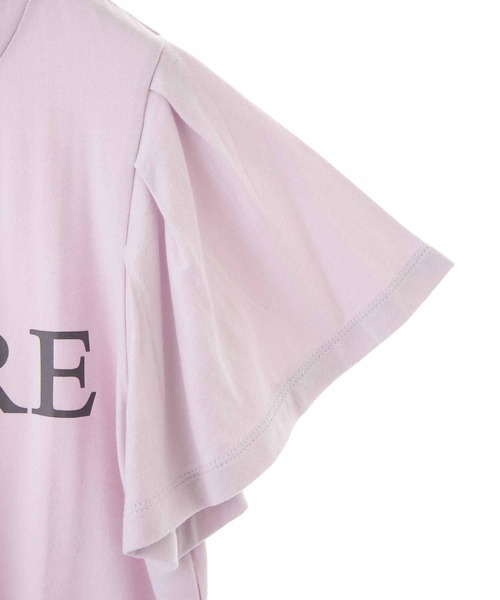 31 Sons de mode（トランテアン　ソン　ドゥ　モード）の「ロゴＴシャツ（Tシャツ/カットソー・レディース・ラベンダー/オフホワイト/ブラック・36）」の5枚目の写真