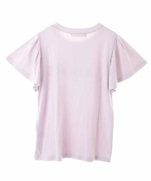 31 Sons de mode（トランテアン　ソン　ドゥ　モード）の「ロゴＴシャツ（Tシャツ/カットソー・レディース・ラベンダー/オフホワイト/ブラック・36）」の14枚目の写真