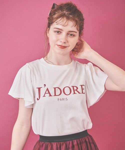 31 Sons de mode（トランテアン　ソン　ドゥ　モード）の「ロゴＴシャツ（Tシャツ/カットソー・レディース・ラベンダー/オフホワイト/ブラック・36）」の10枚目の写真